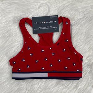 Tommy Hilfiger Girl’s 2pk. Crop Sports Bras, Size Medium